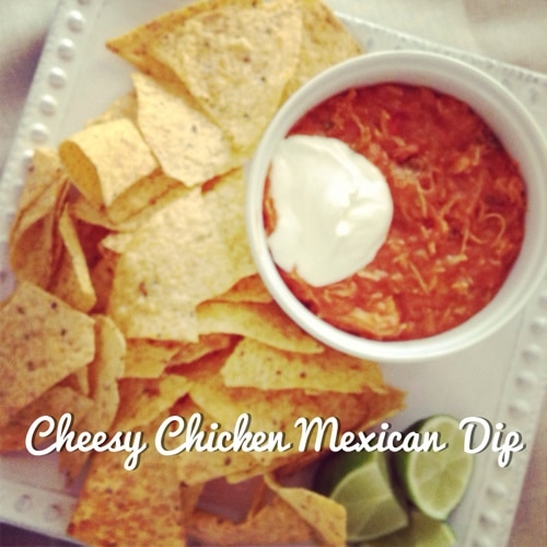 Cheesy Chicken Mexican Dip