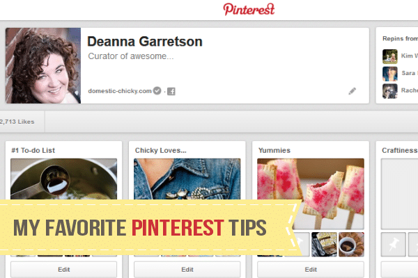 Favorite Pinterest tips